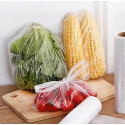 Disposable bags on a roll LARGE ROLL 22+2x6/48 34x48 0,011 510pcs