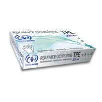 Rękawice uniwersalne TPE rękawiczki jednorazowe w kartoniku 200 szt. XL