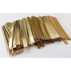 Clipverschlüsse für Taschen gold 14 cm 25 Stück.