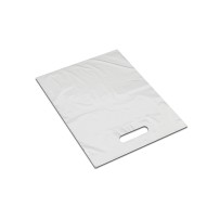 Torby Reklamowe 400x500mm 40x50cm LDPE 0,06 100szt białe / czarne