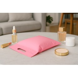 Matné kurýrní obálky s uchem 360x630+50 mm 36x63+5 cm 0,055 Růžové 25 ks