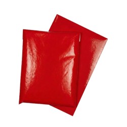 Foliopaki kurierskie 325x425mm 32,5x42,5cm 0,055 Czerwone 25szt
