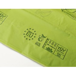 BIO EKO ECO škrobové biologicky rozložiteľné plastové vrecká 250x450mm 25x45cm