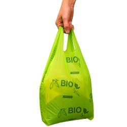 BIO EKO ECO Stärke biologisch abbaubare Plastiktüten 280x480mm 28x48cm
