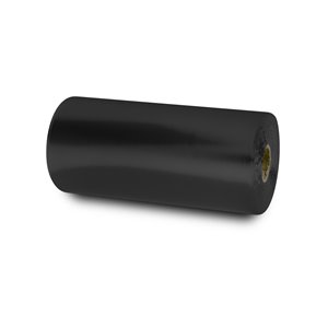 Fóliový rukáv 800 mm × 80 cm, 0,1 mm, LD PE, regranulát, čierny, 15 kg