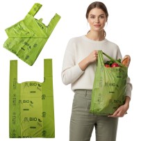 BIO EKO ECO Biodegradable Starch Eco Eco Bag 250x450mm 25x45cm