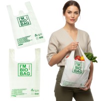 BIO EKO ECO biodegradable starch ecological plastic bags 300x550mm 30x55cm