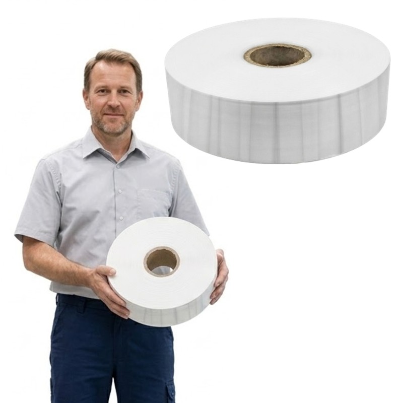 Fóliový rukáv s farebnými škvrnami, LDPE, 200 mm × 20 cm, 0,025 mm, 5 kg