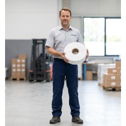 Rękaw foliowy przebarwiony LDPE 200mm 20cm 0,025 5kg