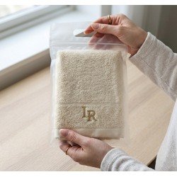 Matte CPE bag, 20x30cm, 0.06mm, drawstring handle + FI, 25 pcs