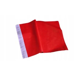 Recycelte Versandtaschen 350 x 450 mm (35 x 45 cm), 0,055 mm, rot, 25 Stück