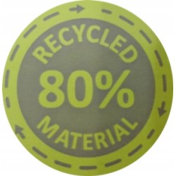 Foliopaki kurierskie recykling 175x255mm 17,5x25,5cm 0,055 Zielone 25szt