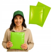 Foliopaki kurierskie 225x325mm 22,5x32,5cm 0,055 Zielone 25szt