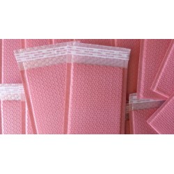 Koperty bąbelkowe foliowe różowe zaklejane 15x20cm 10szt