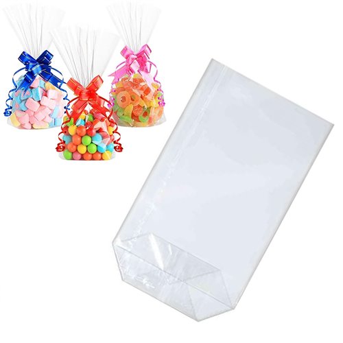 Woreczki celofanowe z dnem krzyżowym 14x27 cm PP BG 0,03 25 szt