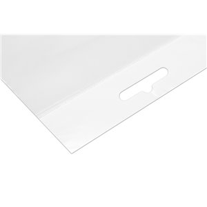 Woreczki celofanowe 160x215+35mm 16x21,5+3,5cm PPKT BG + euro zawieszka 100szt