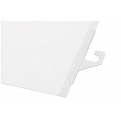 Cellophane bags with a hanger 290x380+90 mm 29+38+9 cm PPKT CAST + W + M 25 pcs.