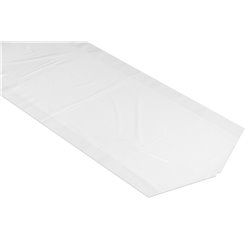 Plastiktüten für Brautkleider weiß 60+2f10/200cm 80x200cm 0.045 PE SKOSY 25pcs