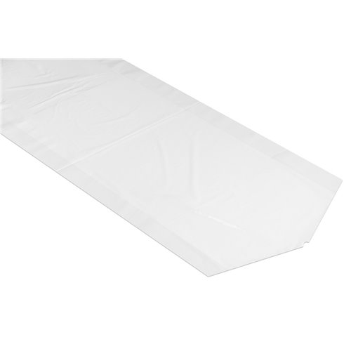 Plastiktüten für Brautkleider weiß 60+2f10/200cm 80x200cm 0.045 PE SKOSY 25pcs