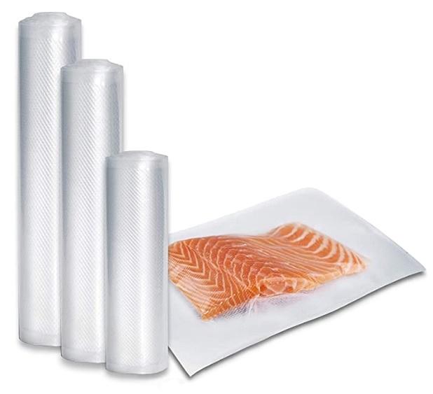 Moleted film vacuum packing sleeve 28x600 cm