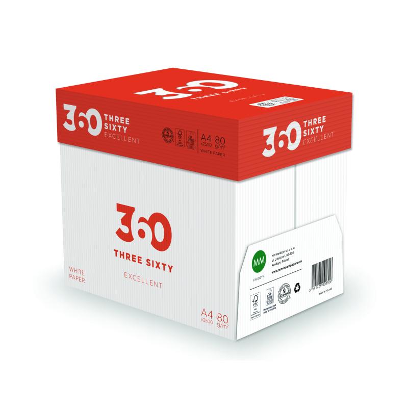 Fotokopierpapier für Drucker 360 PREMIUM A4 80g 5x a'500